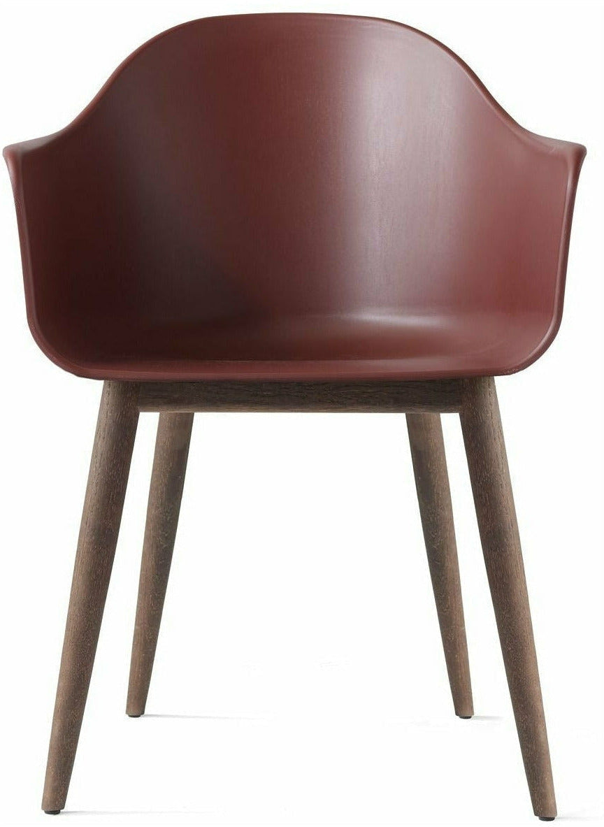 Audo Copenhagen Harbour Dining Dark Stained Oak, Burned Red
