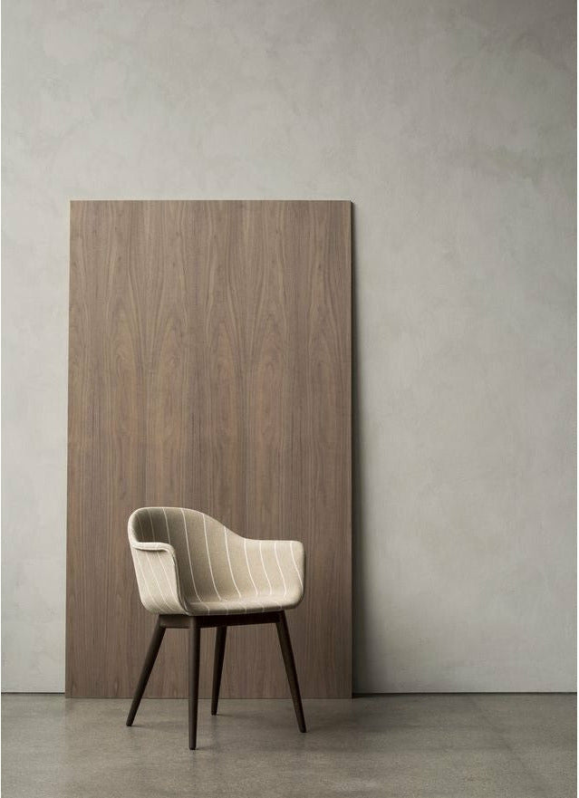 Audo Copenhagen Harbour Dining Dark Stained Oak, Burned Red