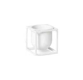 Audo Copenhagen Kubus Flowerpot White, 10cm