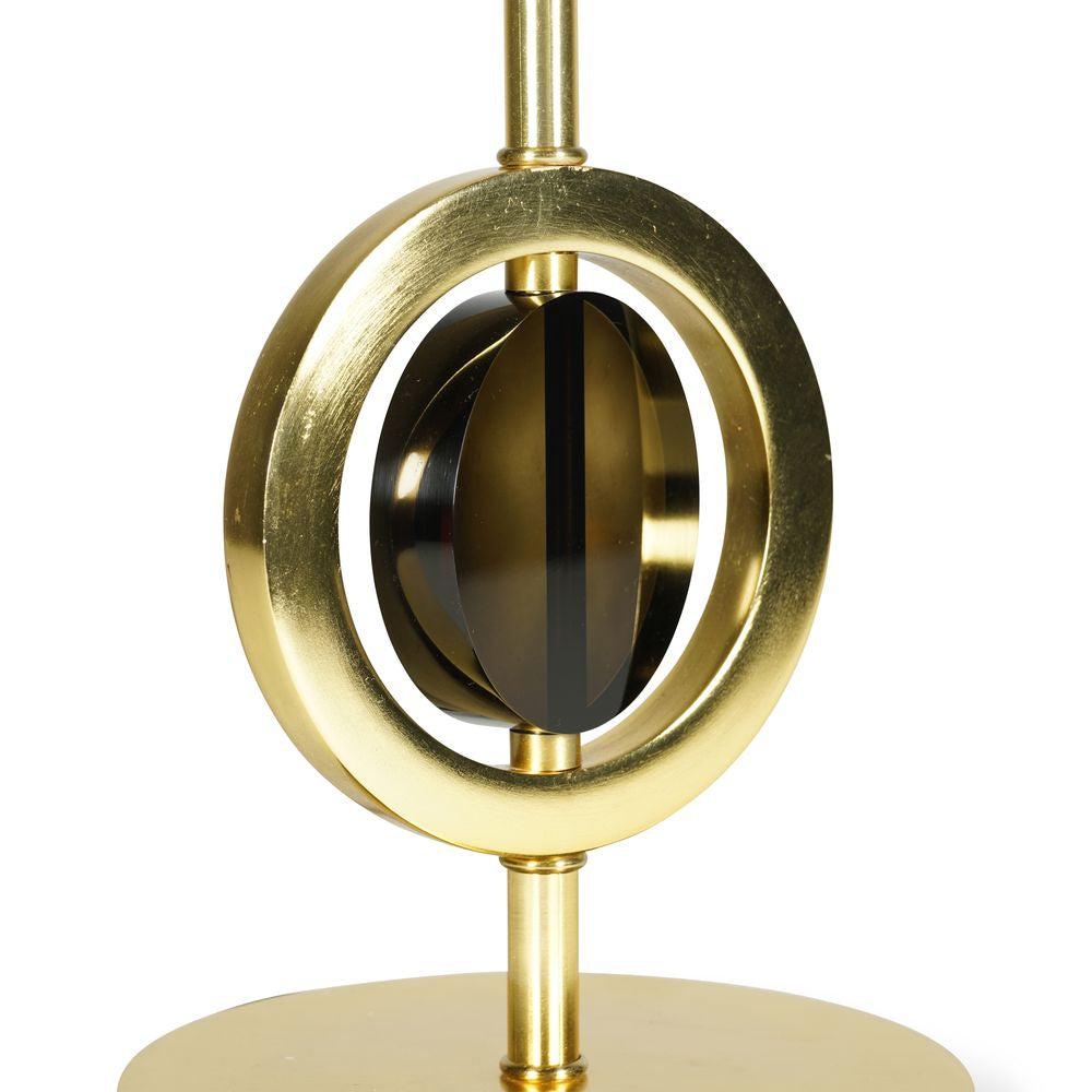 Authentische Modelle Art Deco Circle Lampe Rundschreiben Single, Gold