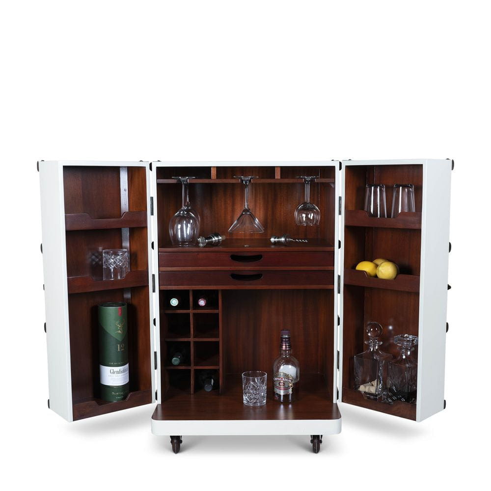 [product_category]-Authentic Models Polo Club Travel Suitcase Cabinet Bar, Off White-Authentic Models-781934585886-MF114OW-AUT-11