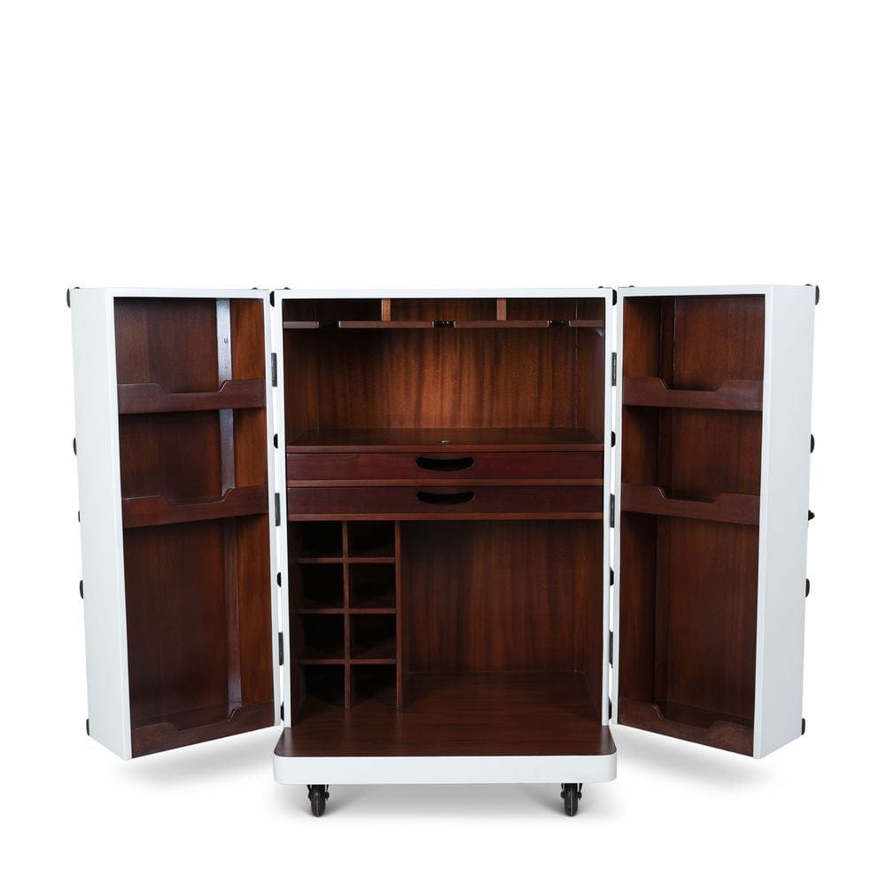 [product_category]-Authentic Models Polo Club Travel Suitcase Cabinet Bar, Off White-Authentic Models-781934585886-MF114OW-AUT-12