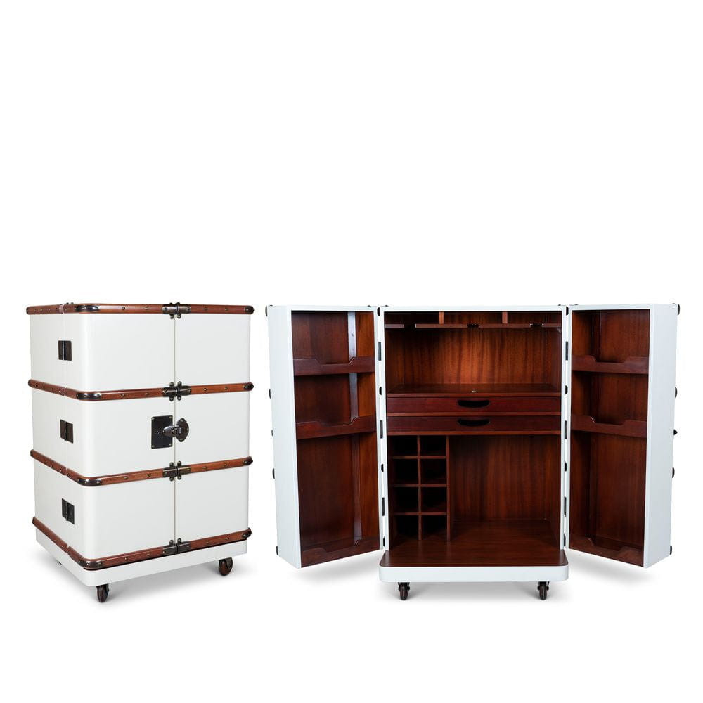 [product_category]-Authentic Models Polo Club Travel Suitcase Cabinet Bar, Off White-Authentic Models-781934585886-MF114OW-AUT-9