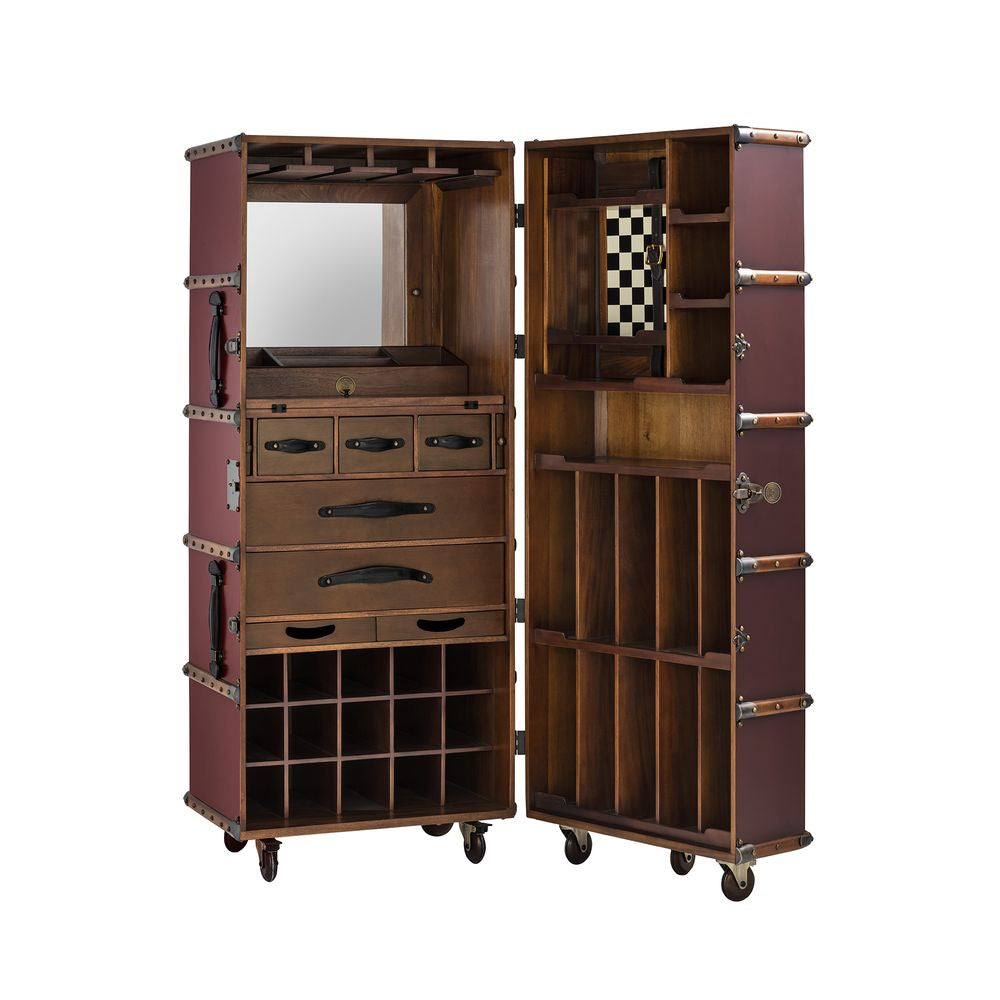 [product_category]-Authentic Models Stateroom Cabinet Case, Burgundy-Authentic Models-781934584995-MF078Y-AUT-3