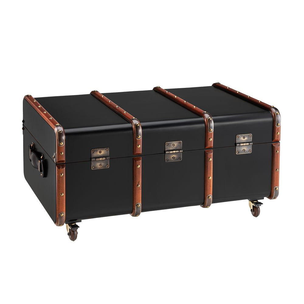 [product_category]-Authentic Models Stateroom Trunk Coffee Table, Black-Authentic Models-781934570172-MF040B-AUT-15