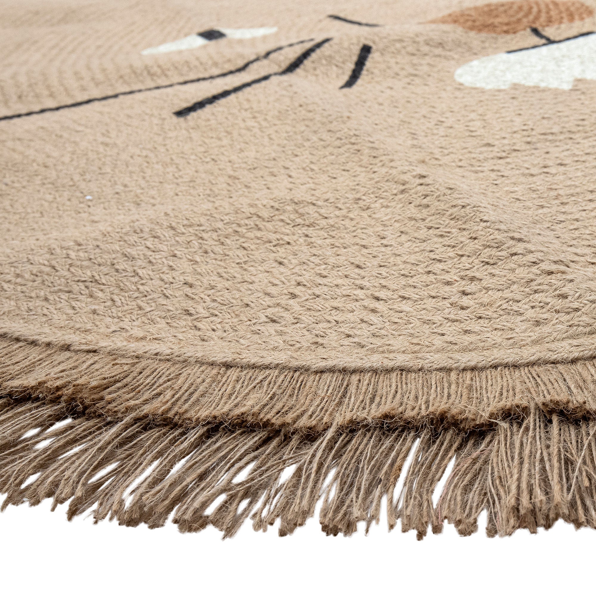 Bloomingville Mini Harrison Rug, Nature, Jute