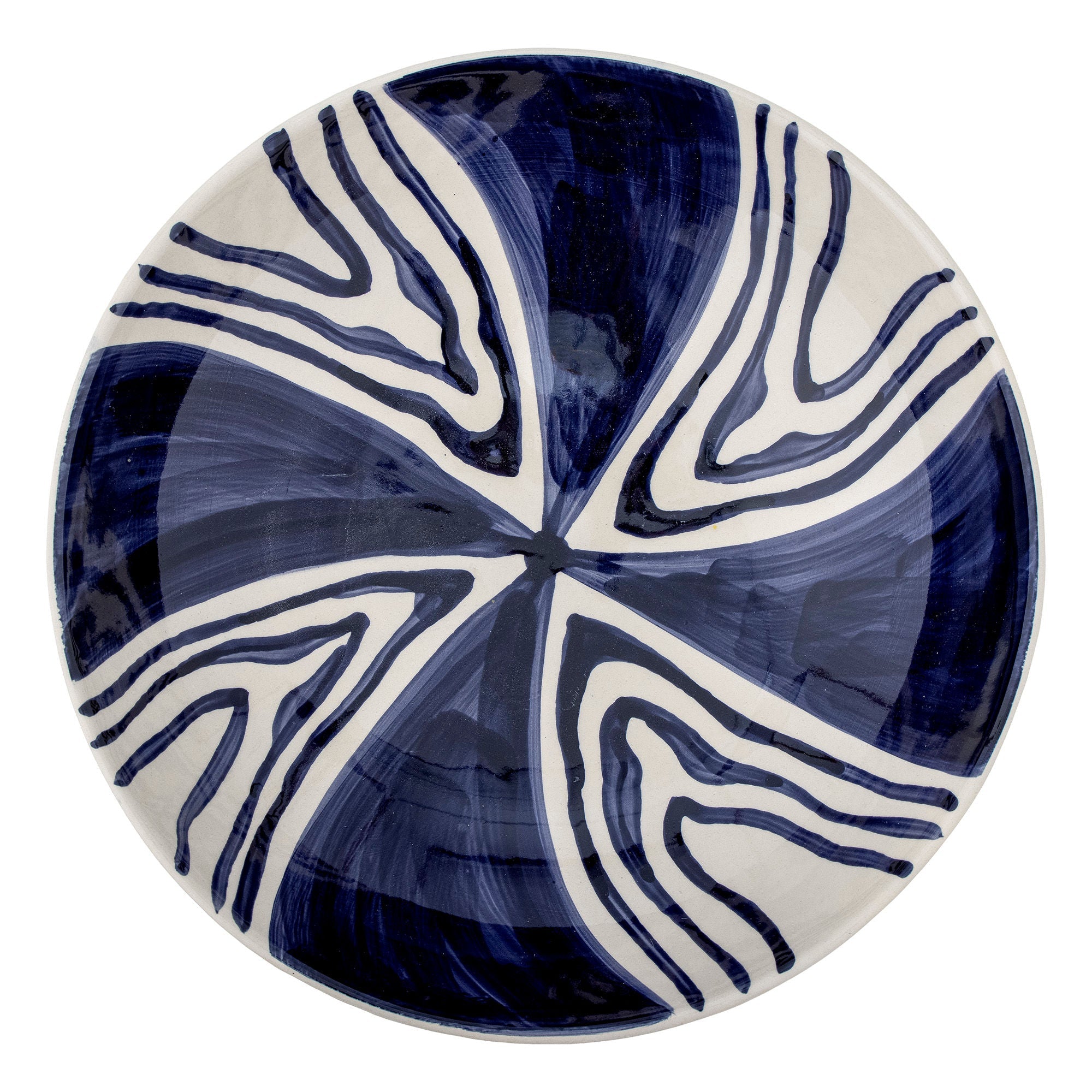 Bloomingville Shama Bowl, blauw, steengoed