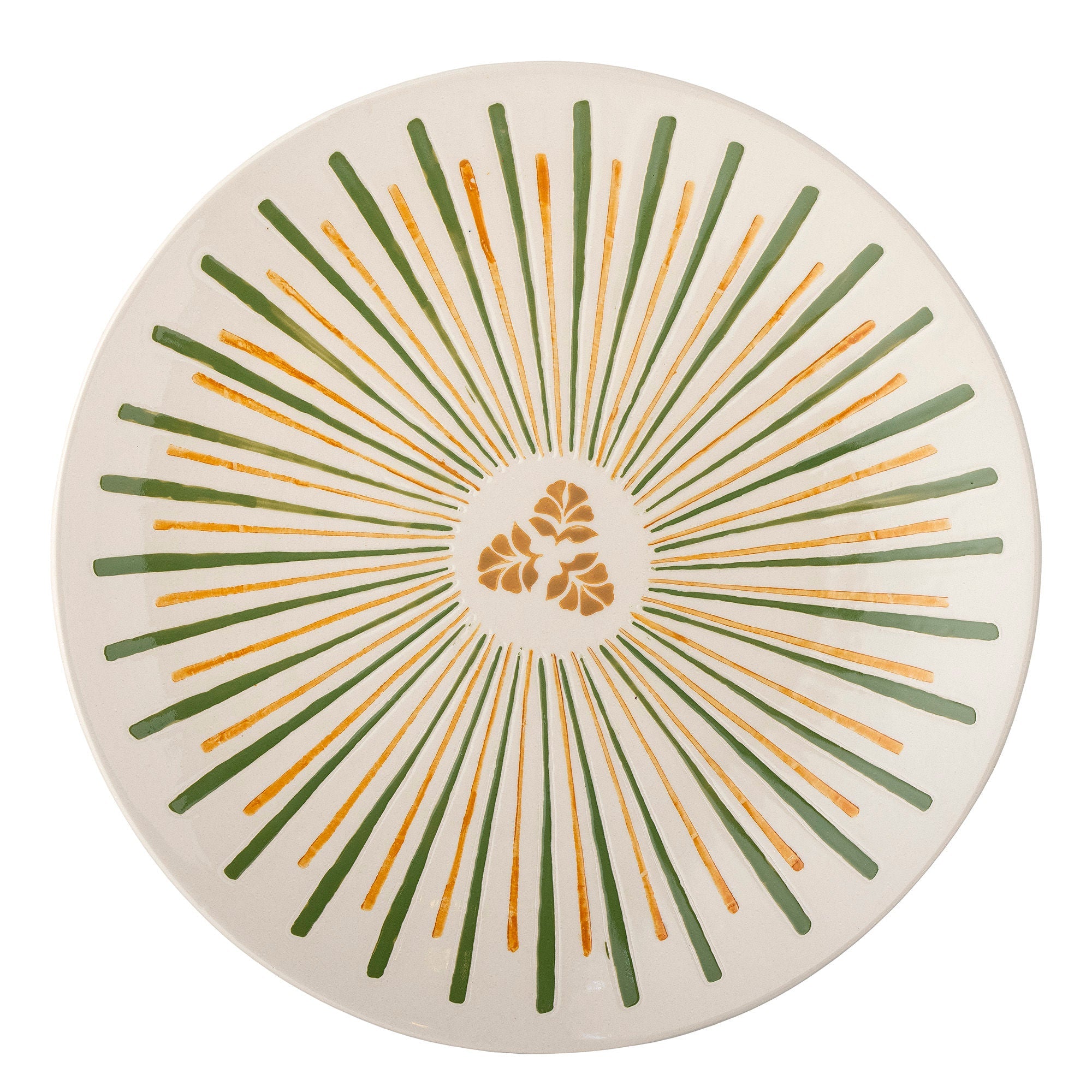 Bloomingville Heikki Plate, verde, grés