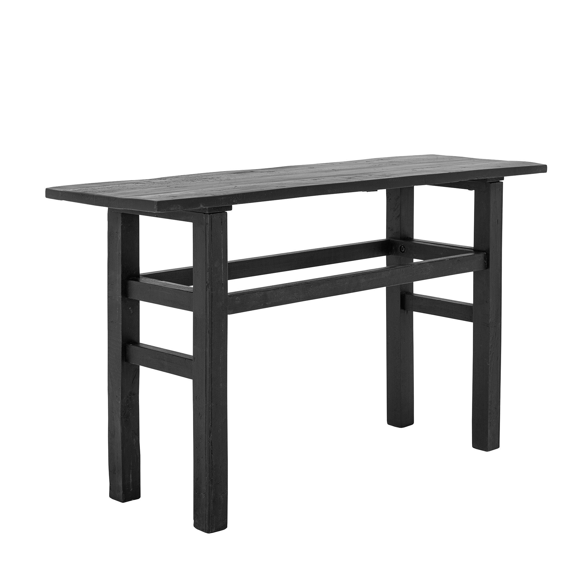 Mesa de consola Riber Bloomingville, negro, madera recuperada