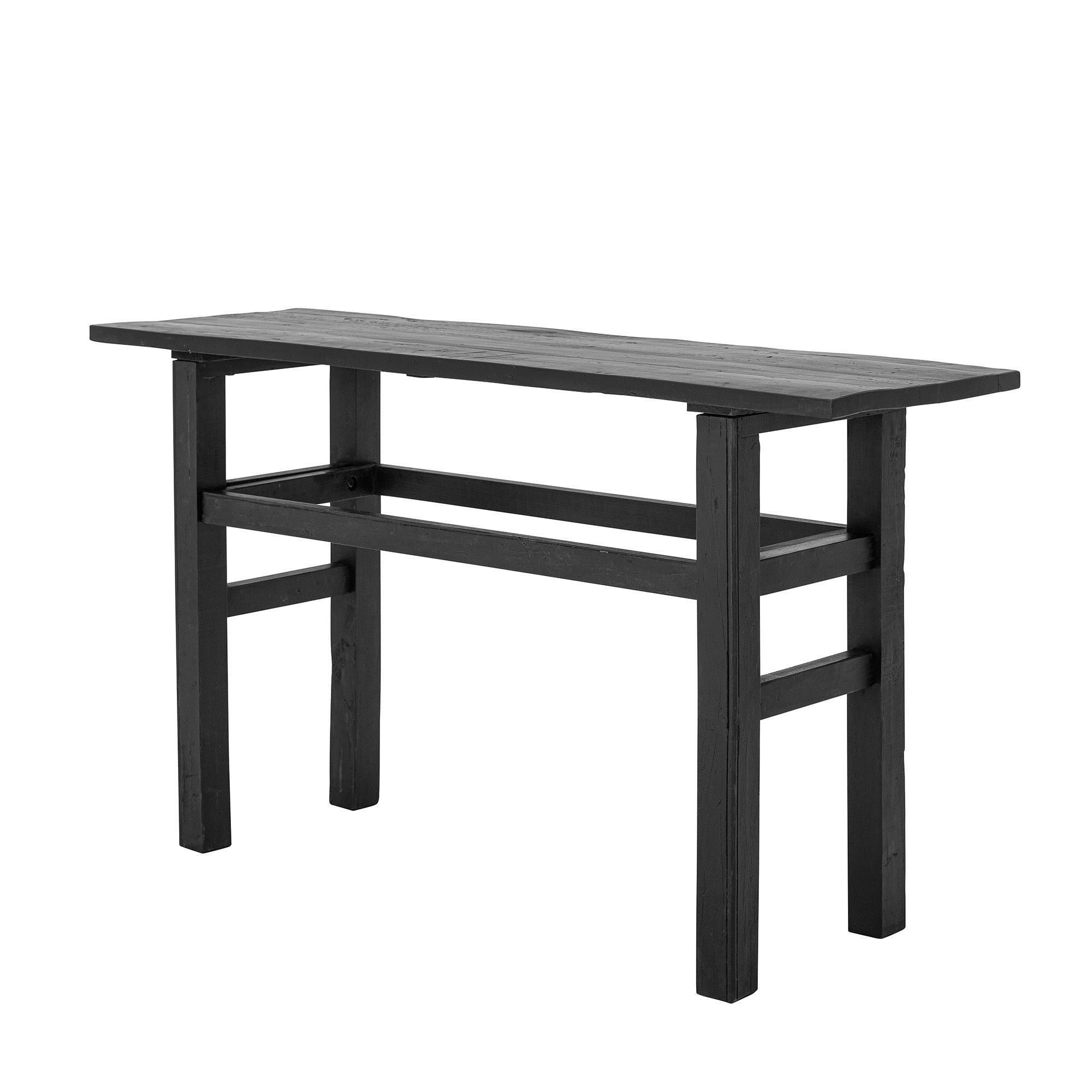 Table de la console Bloomingville Riber, noir, bois récupéré