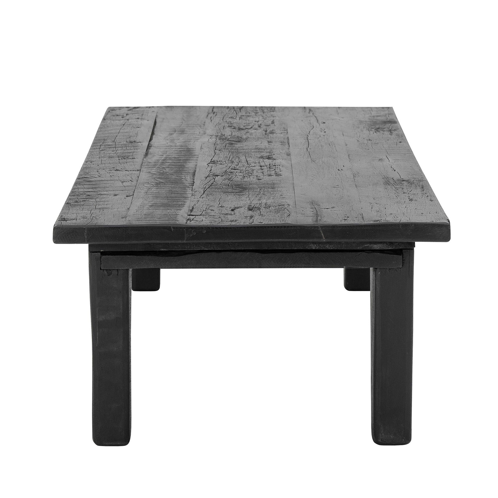 Table basse Bloomingville Riber, noir, bois récupéré