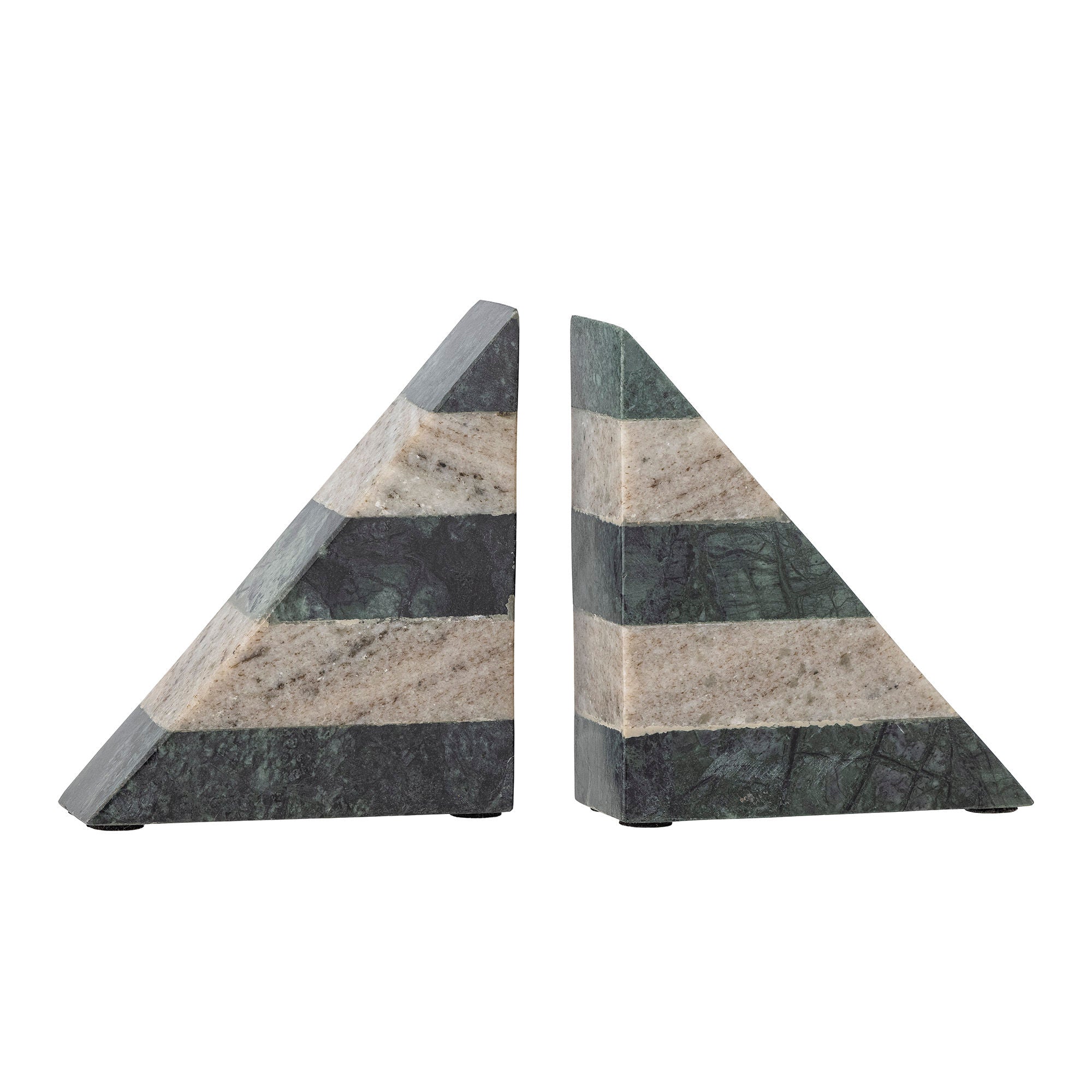 Bloomingville Abir Bookend, Green, Marble