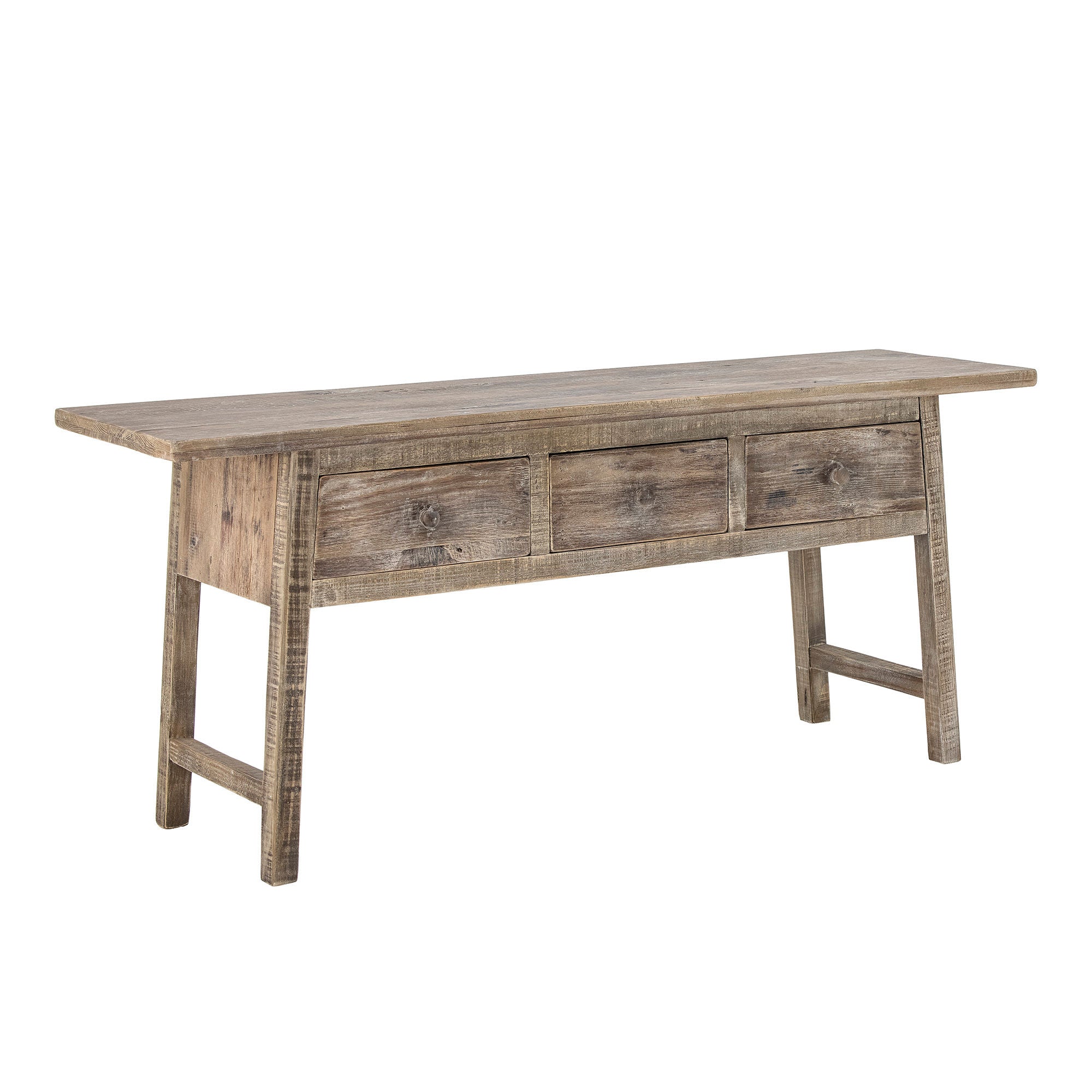 Table de consola de Camden Collection, naturaleza, madera de pino recuperada