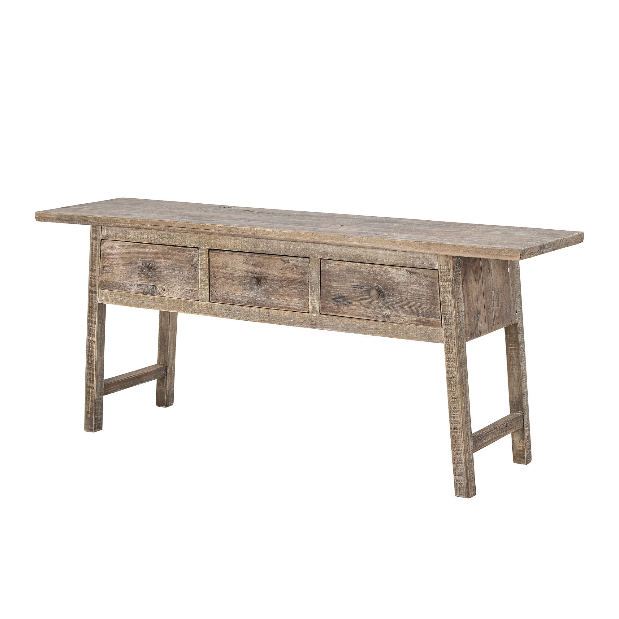 Table de consola de Camden Collection, naturaleza, madera de pino recuperada