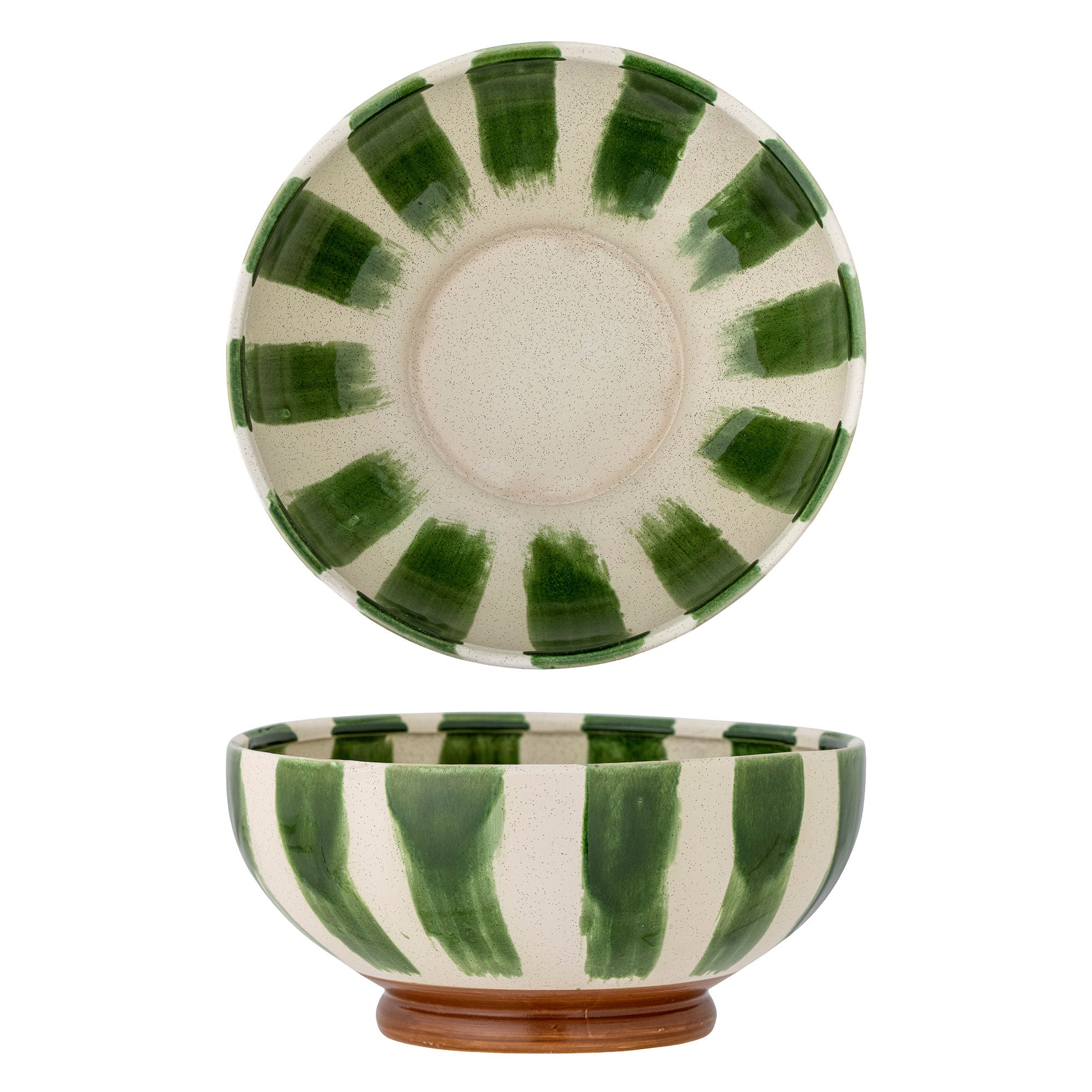 Création Collection Shakti Bowl, Green, Stoneware