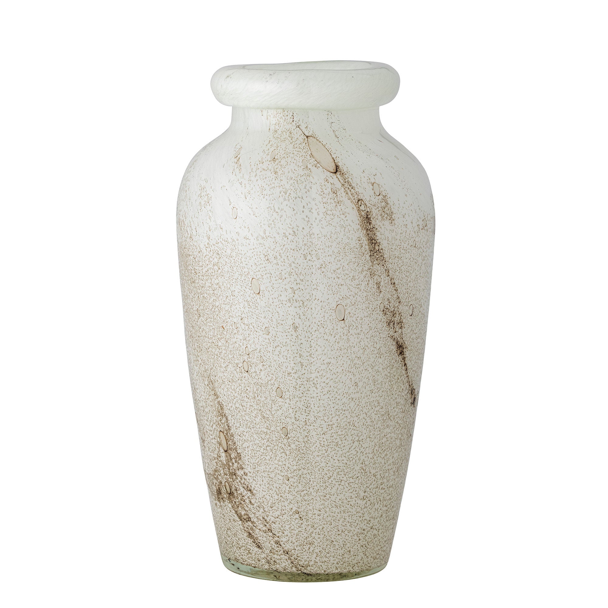 Bloomingville Lenore Vase, White, Glass