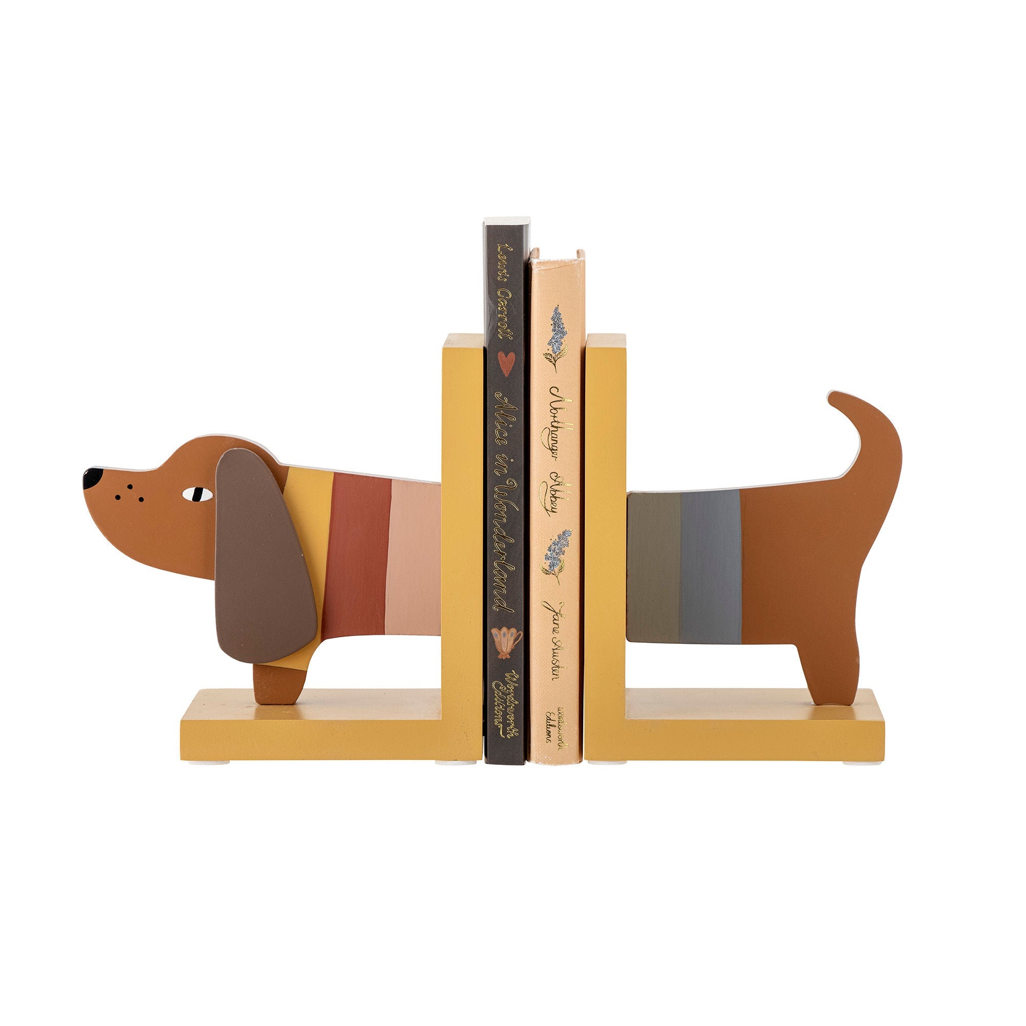 Bloomingville Mini Charlie Bookend, Amarillo, FSC®100%, MDF