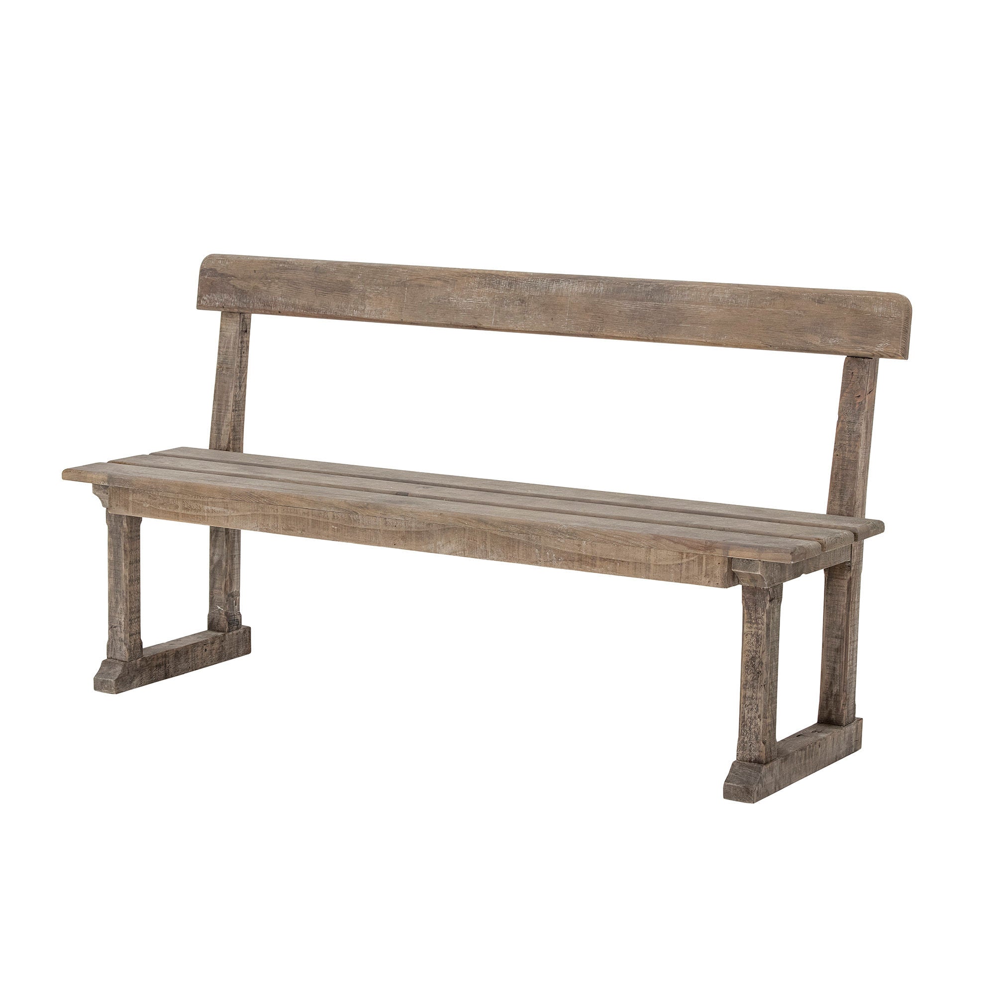 Kreative Kollektion Portland Bench, Natur, zurückgewonnenes Kiefernholz