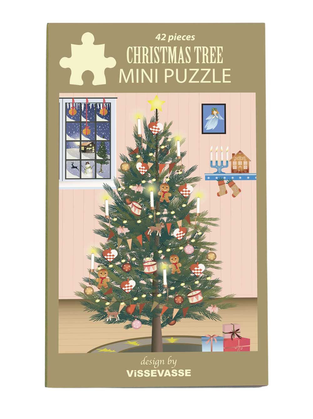 Vissevasse Weihnachtsbaum -Mini -Puzzle