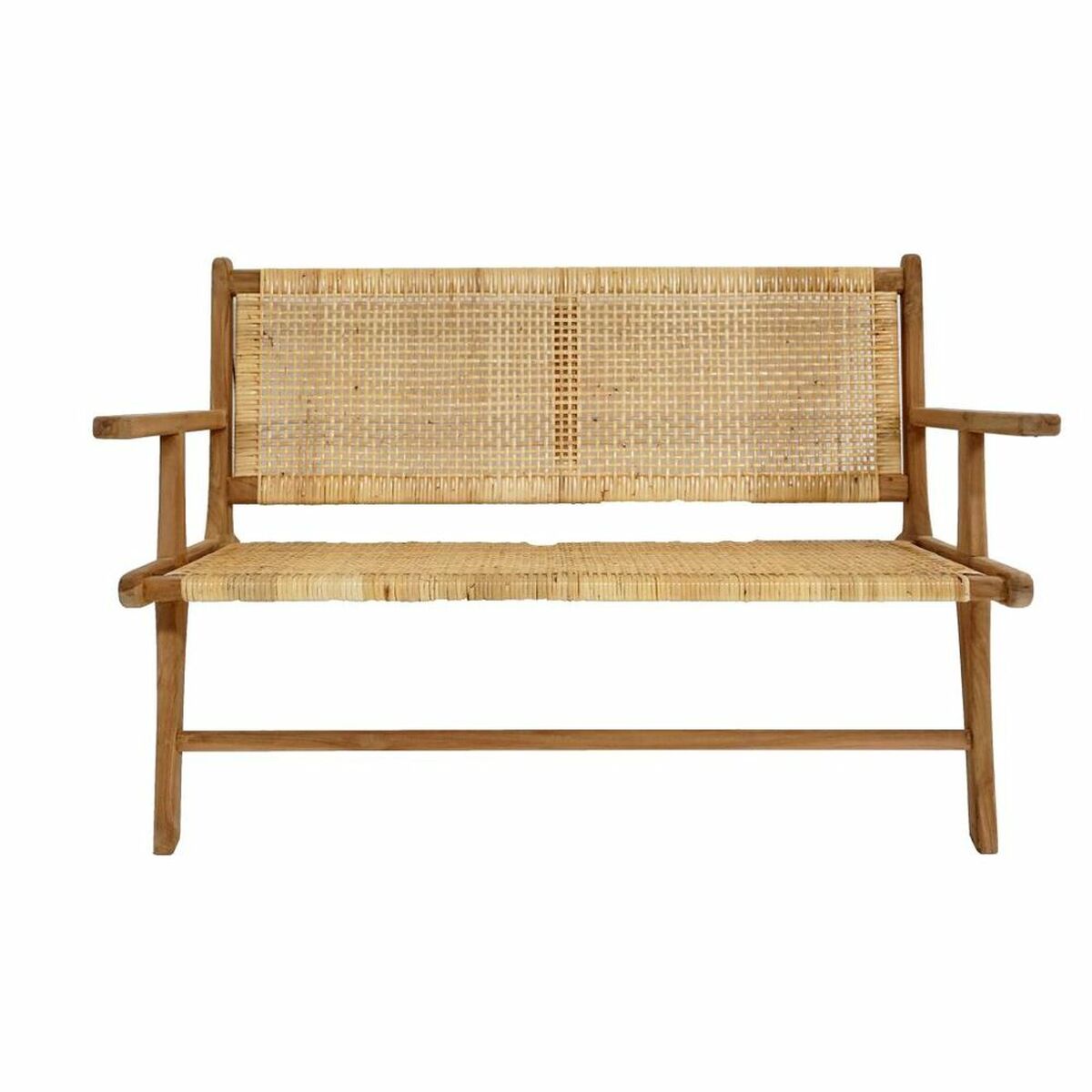 [product_category]-Bench DKD Home Decor Brown Natural 120 x 76 x 68 cm-Bigbuy-S3034231-2