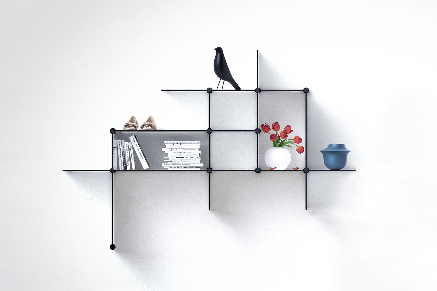 [product_category]-Bent Hansen Up The Wall Shelf System, Black-Bent Hansen-5715457458131-370BKU-BEN-6
