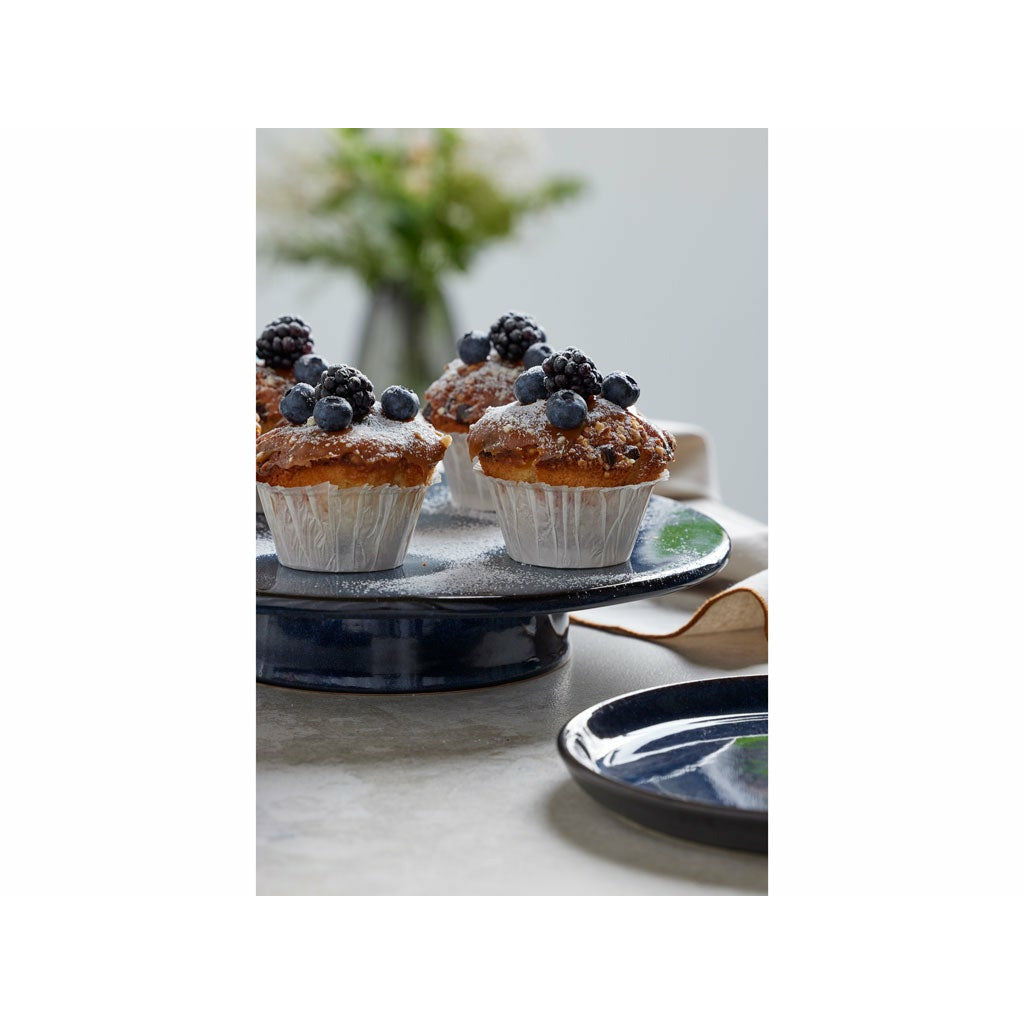 [product_category]-Bitz Cake Plate With Base ø30cm, Dark Blue-Bitz-5722000256342-25634-BIT-3