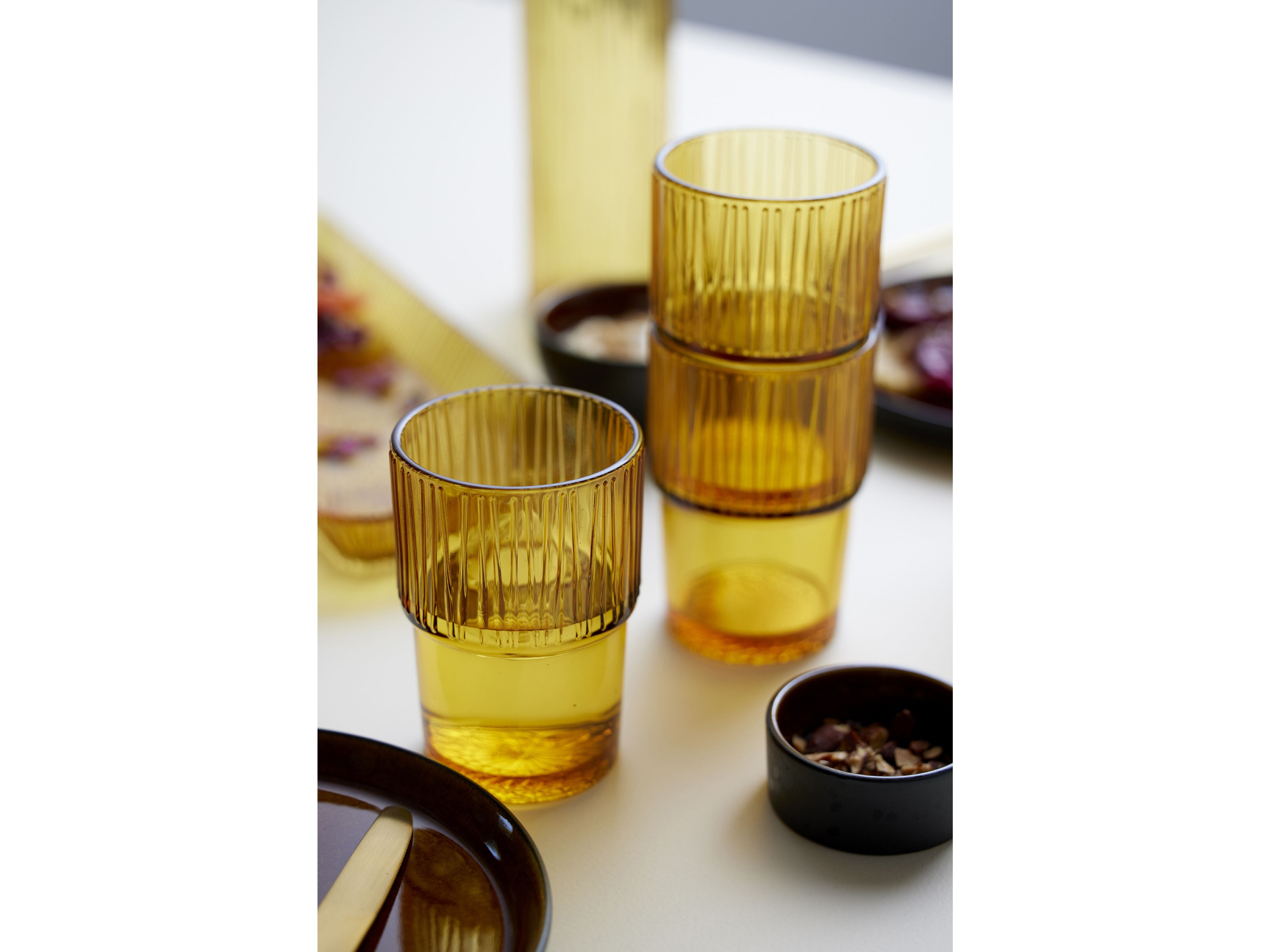 [product_category]-Bitz Kusintha Café Glass 12,5 Cm 38 Cl 4 Pcs, Amber-Bitz-5722000306788-30678-BIT-14