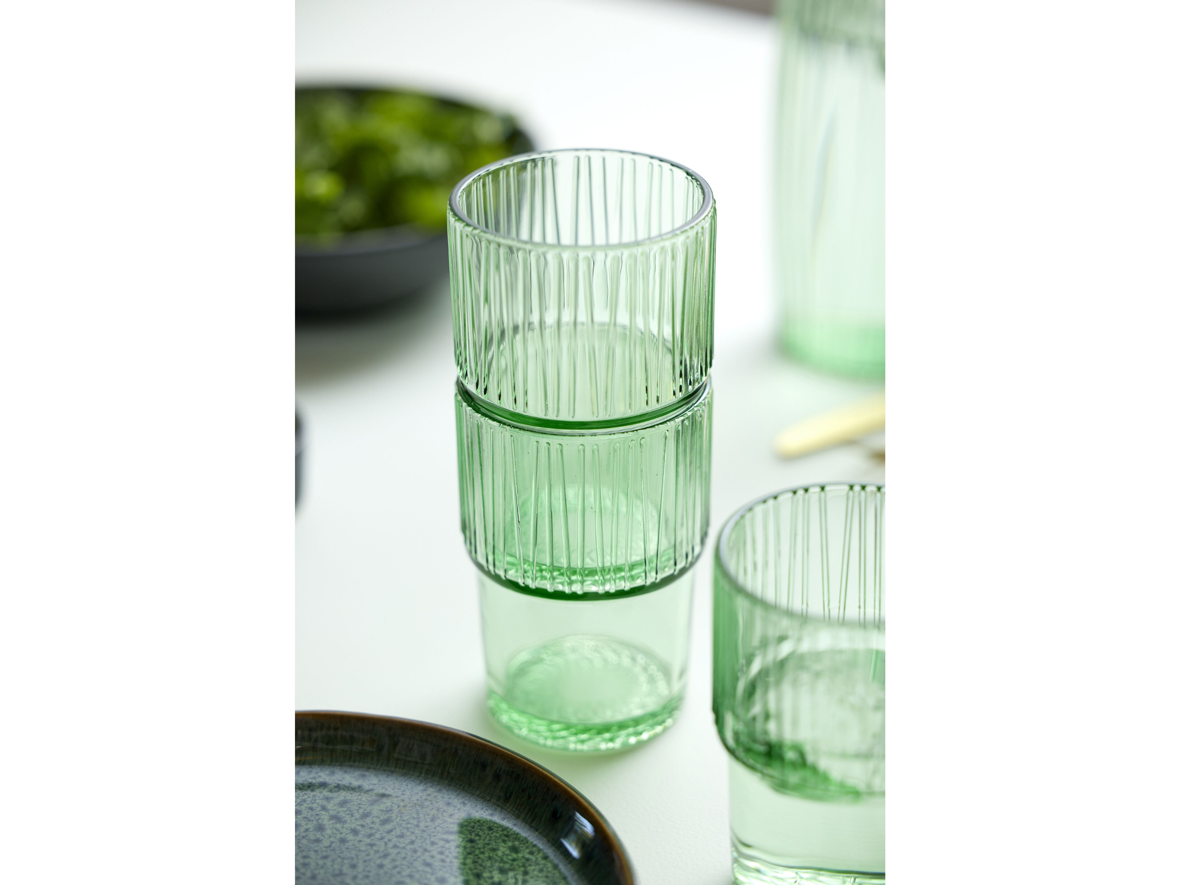 [product_category]-Bitz Kusintha Café Glass 12,5 Cm 38 Cl 4 Pcs, Green-Bitz-5722000306764-30676-BIT-17