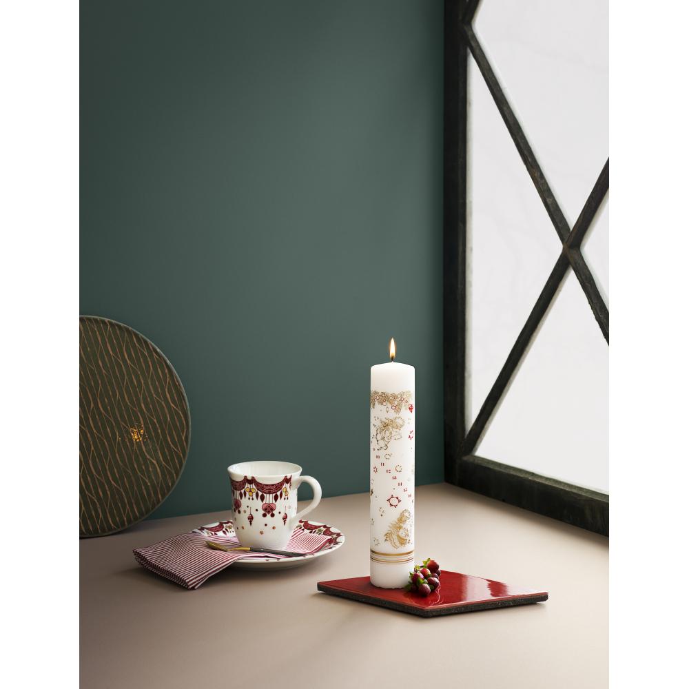 Bjørn Wiinblad Guirlande Calendar Candle, Red ø5 Cm