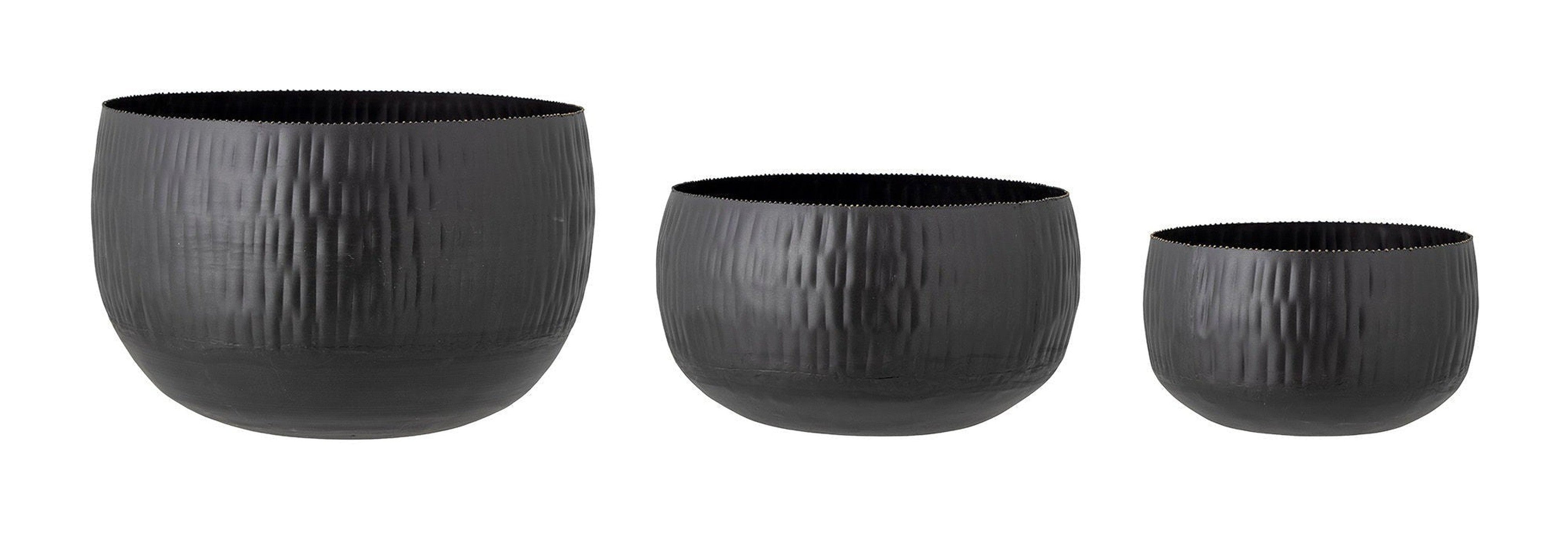 Bloomingville Abisha Flowerpot, noir, fer