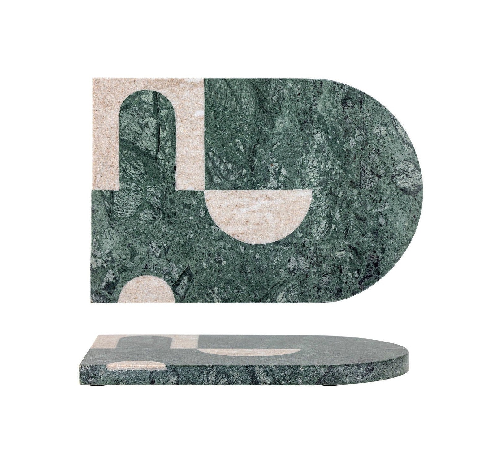 Bloomingville Abrianna Cutting Board, groen, marmer