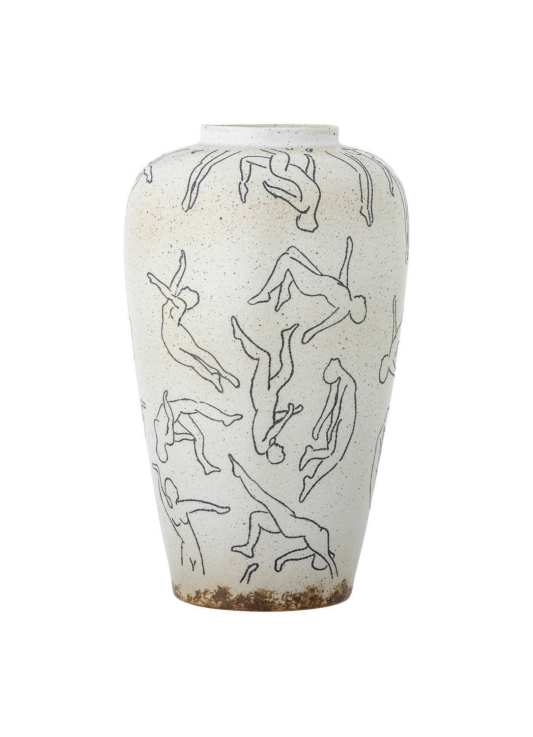 Bloomingville Adah Vase, Natur, Steinzeug
