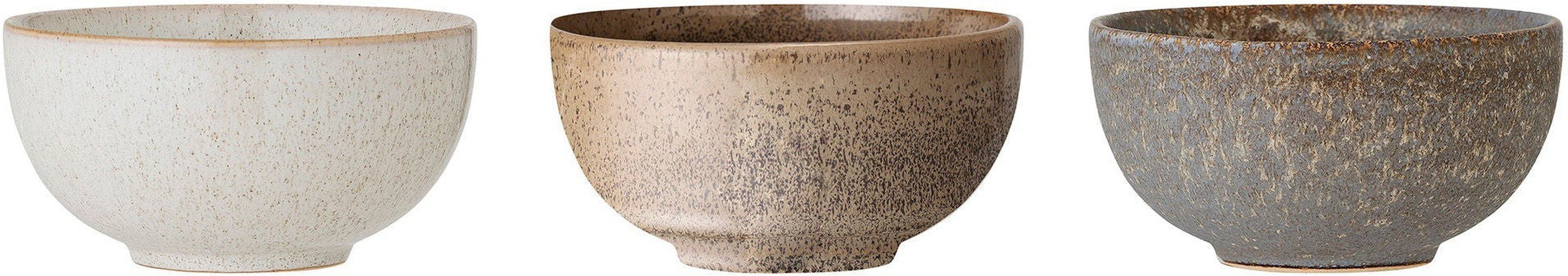 Bloomingville Addison Bowl, Grey, Stoneware