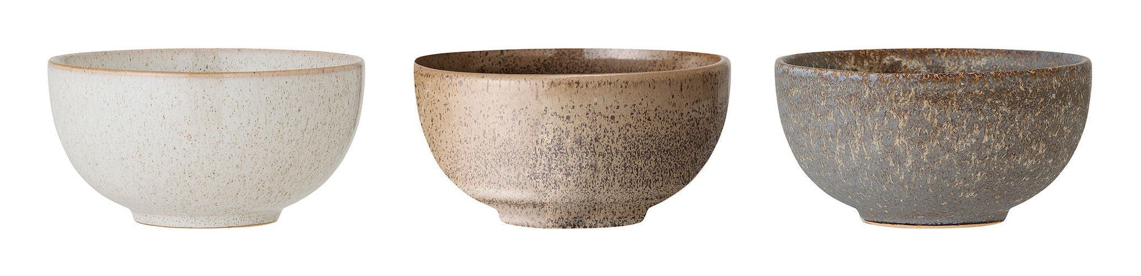 Bloomingville Addison Bowl, gris, gres