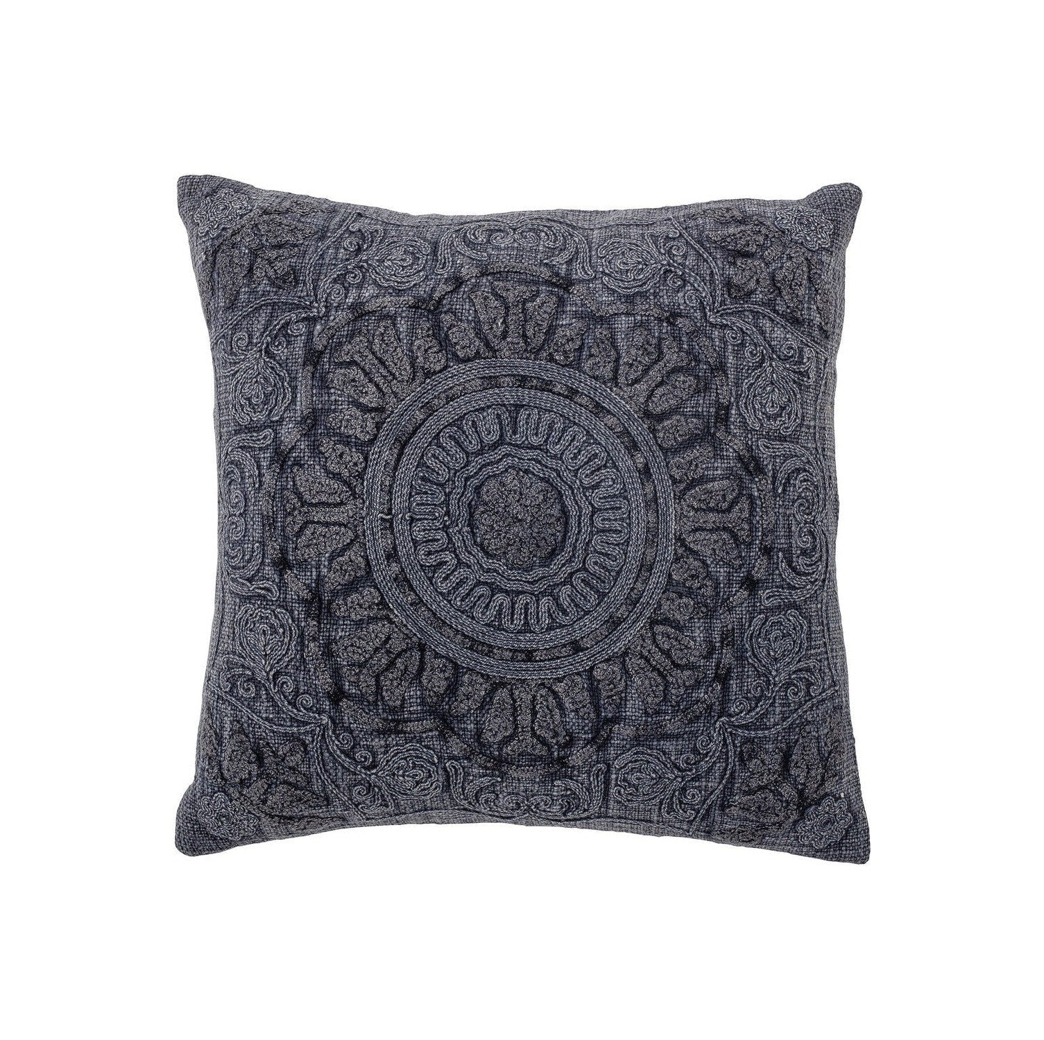 Bloomingville Adin Cushion, azul, algodão