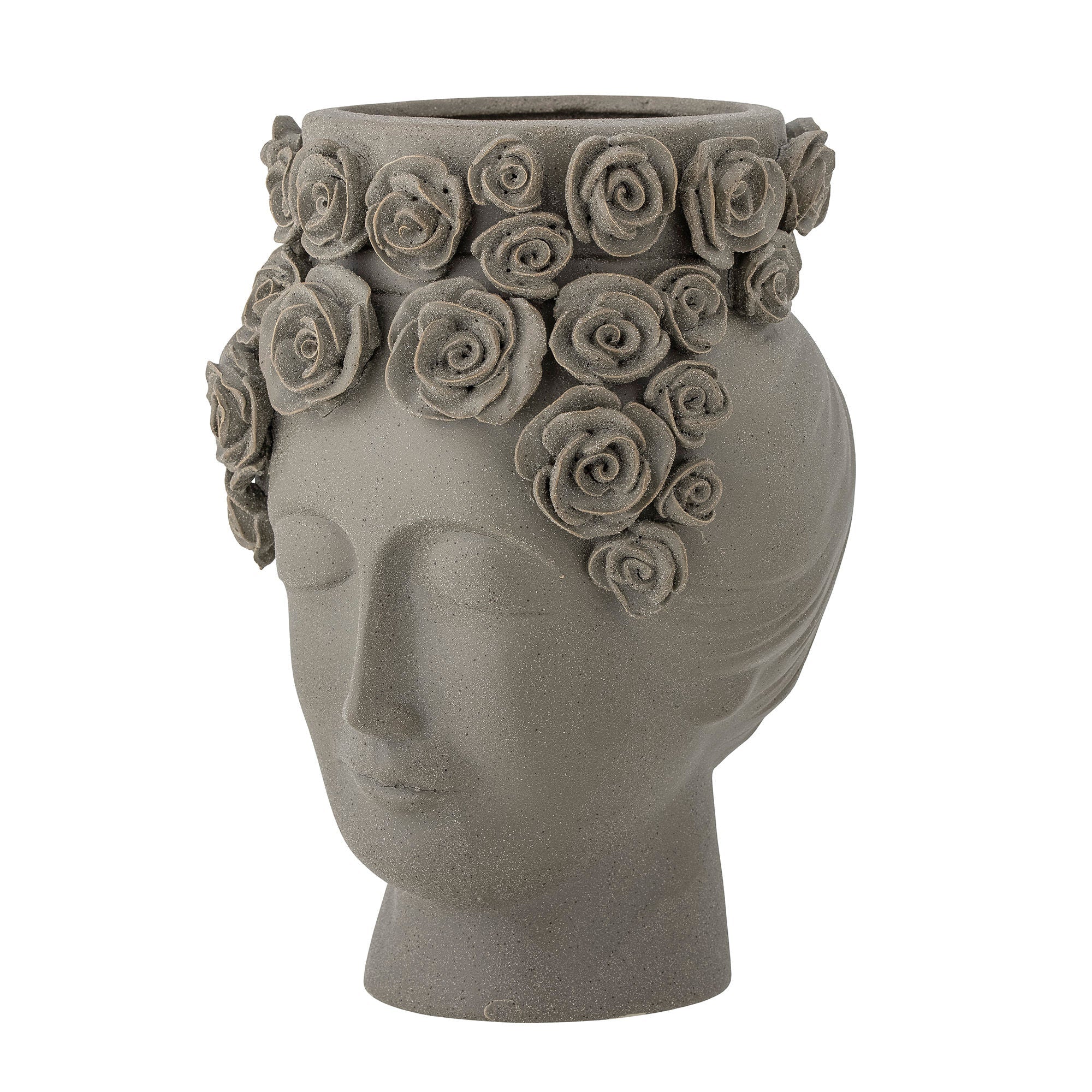 [product_category]-Bloomingville Akira Vase, Grey, Stoneware-Bloomingville-5711173303304-82058192-BLO-2