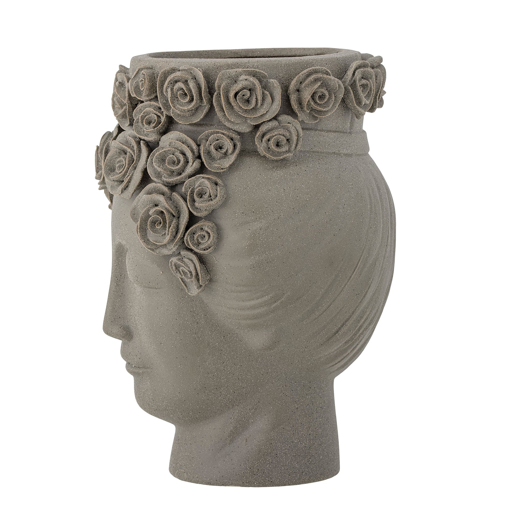 [product_category]-Bloomingville Akira Vase, Grey, Stoneware-Bloomingville-5711173303304-82058192-BLO-3