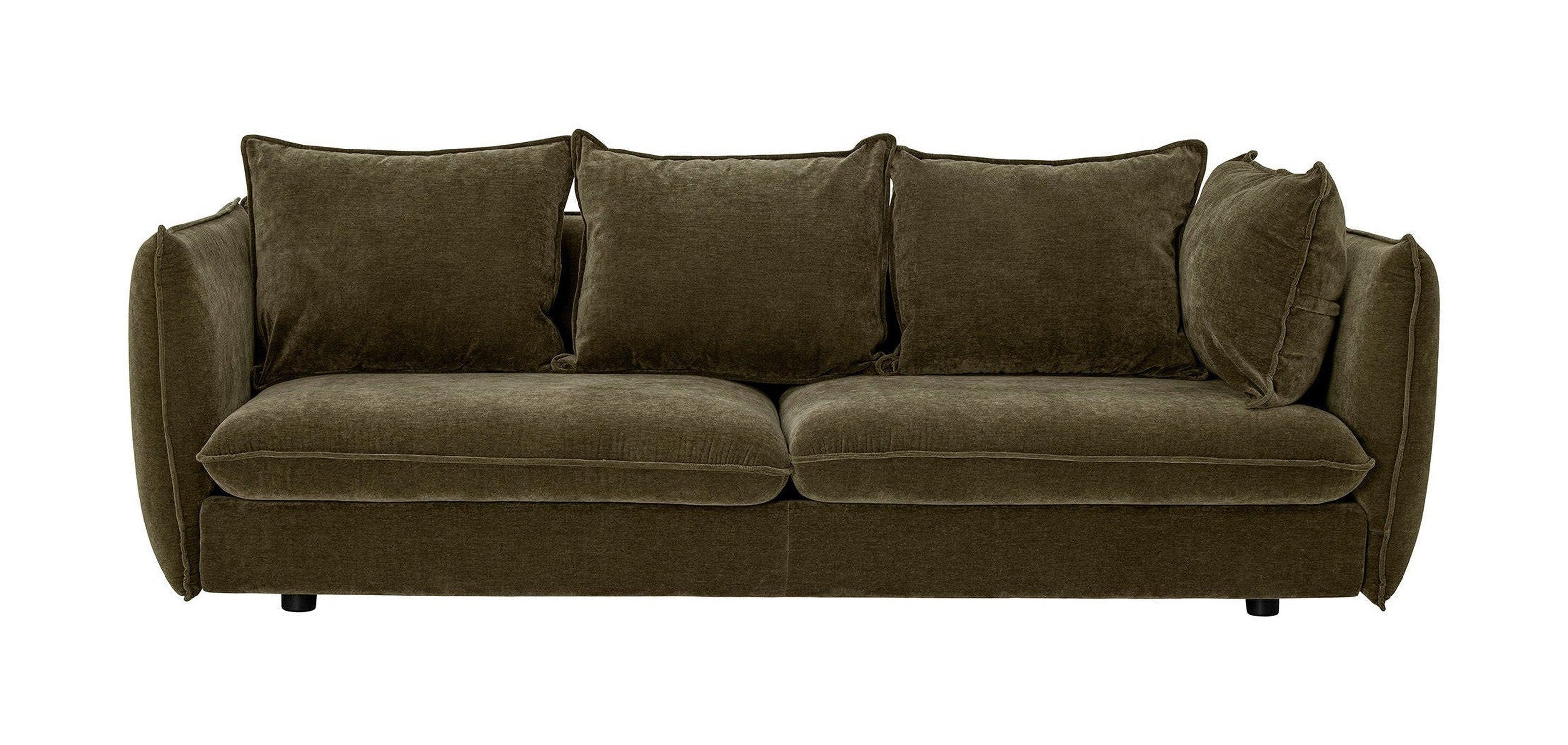 Bloomingville Austin Sofa, grün, recyceltes Polyester