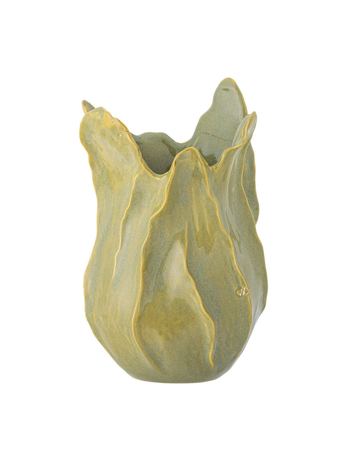 Bloomingville Bastien Vase, grøn, stentøj