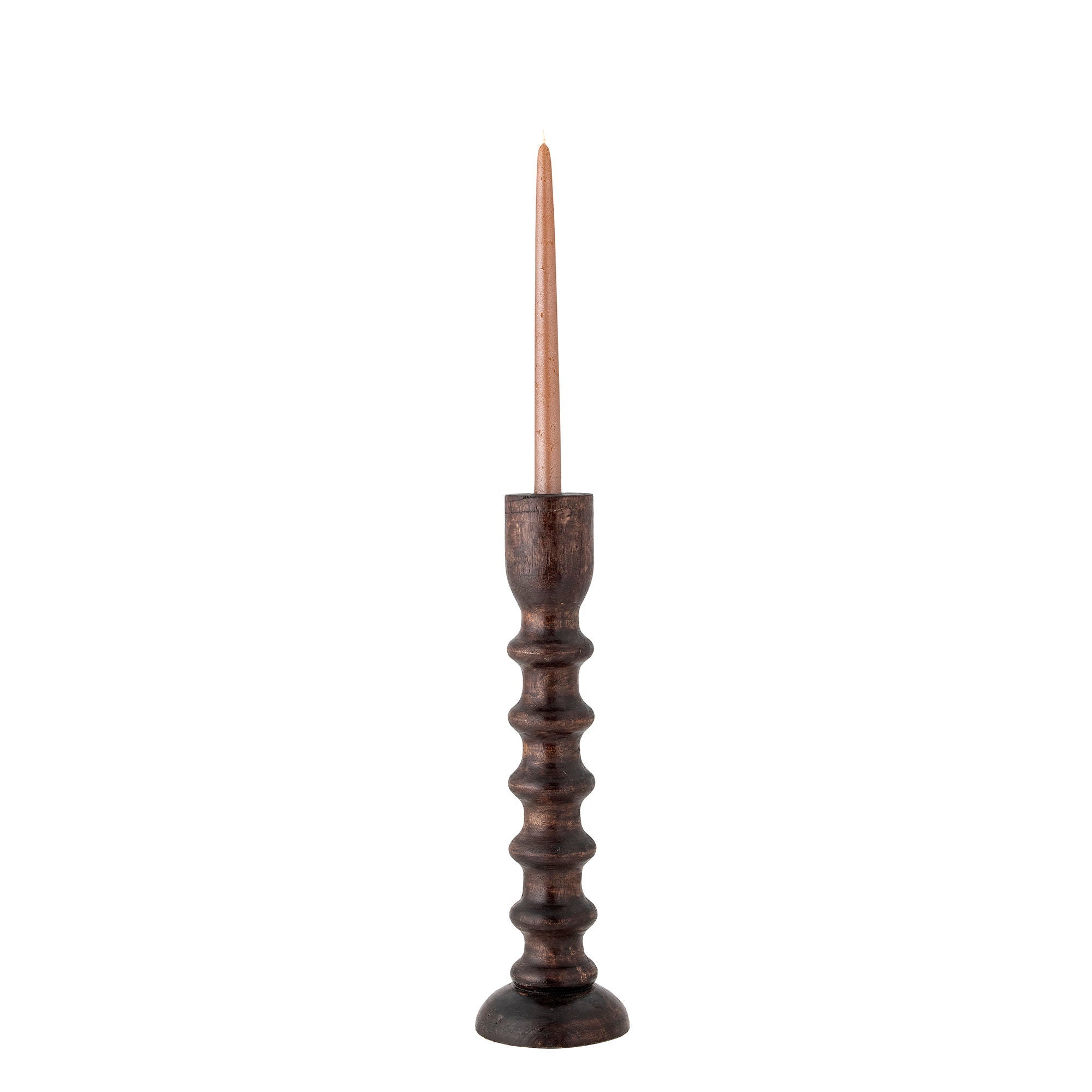 [product_category]-Bloomingville Brenda Candle Holder, Brown, Mango-Bloomingville-5711173314034-82066123-BLO-2