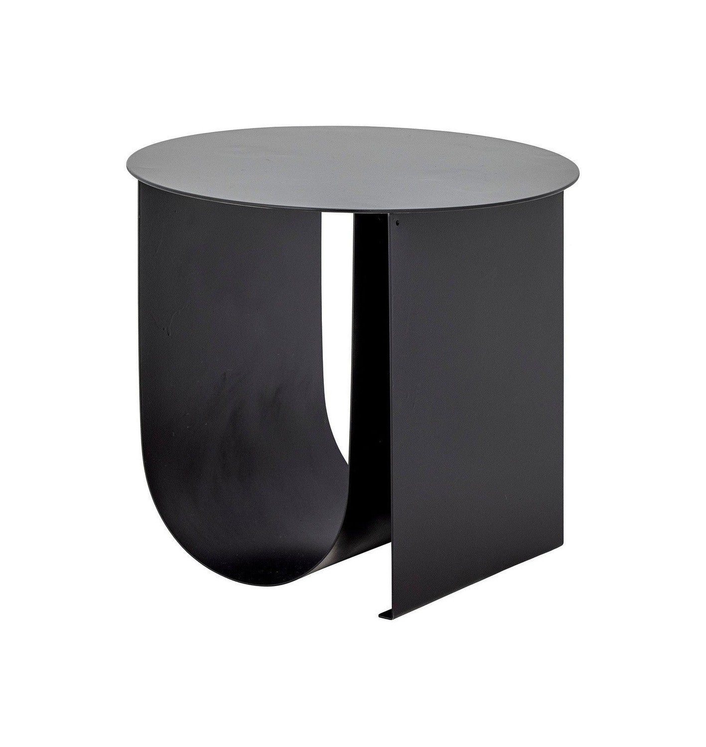 Mesa lateral de Bloomingville Cher, preto, metal