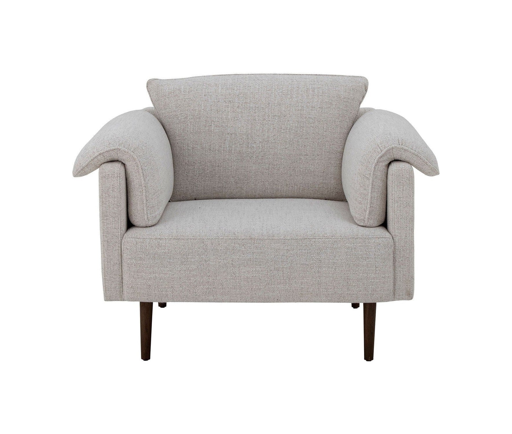 Bloomingville Chesham Lounge sillón, blanco, poliéster