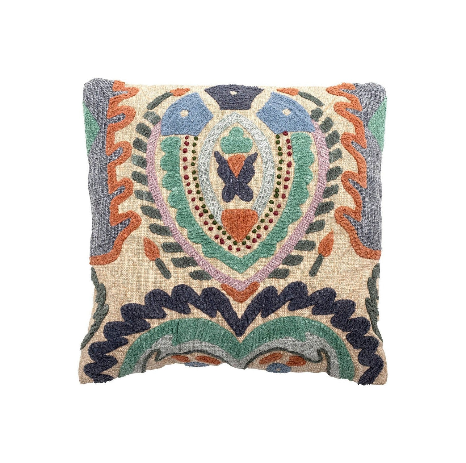 Bloomingville Chieti Cushion, Blue, Cotton