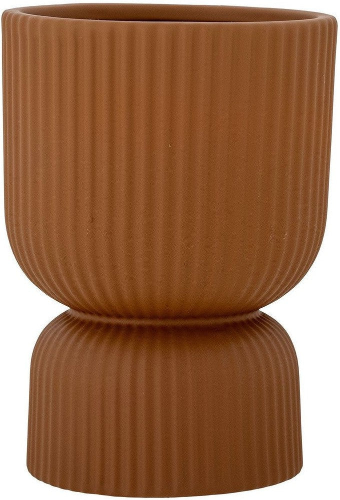 Bloomingville Chila Flowerpot, Brown, stentøj