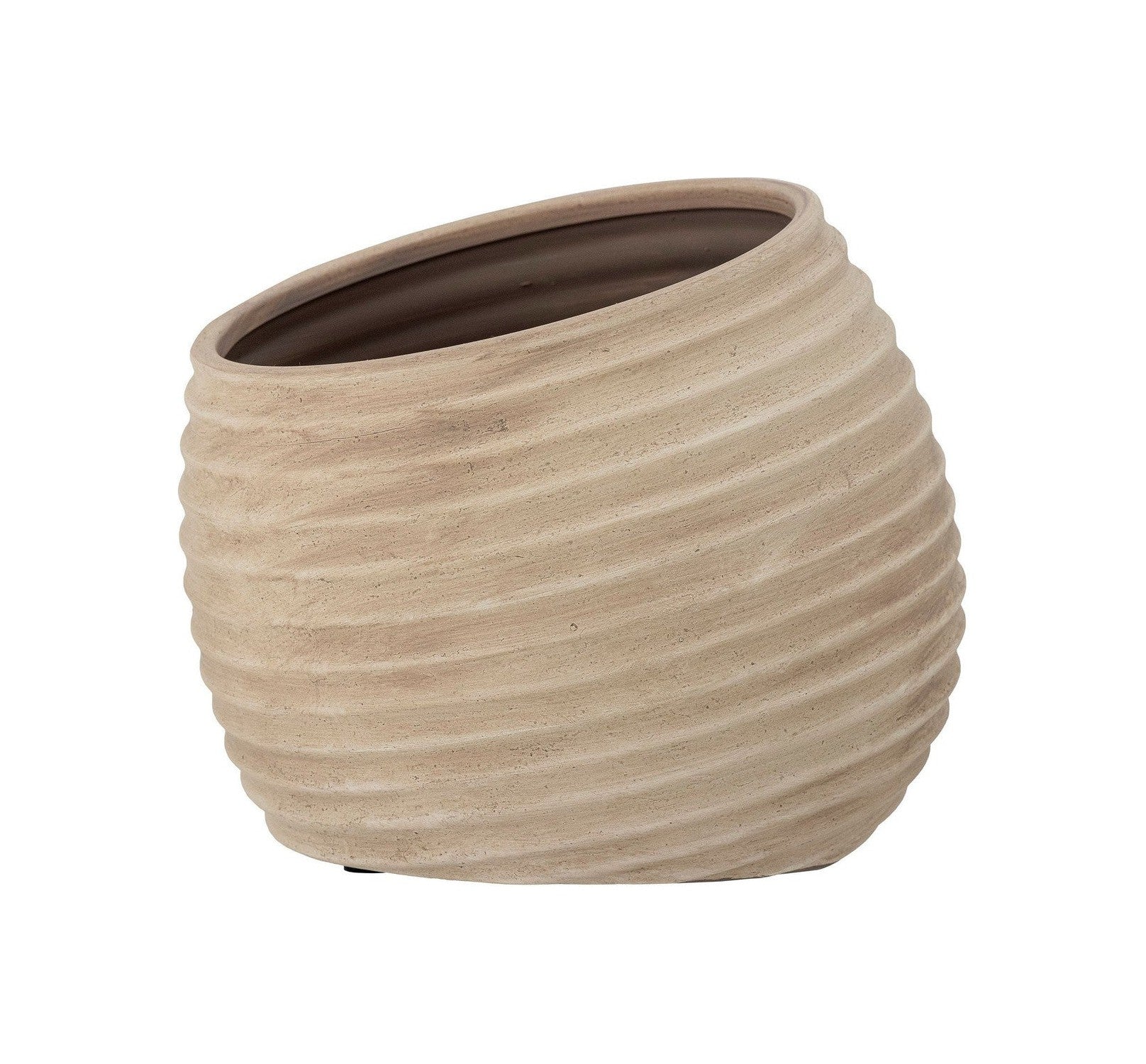 Bloomingville Cimmy Deco Flowerpot, Brown, Terracotta