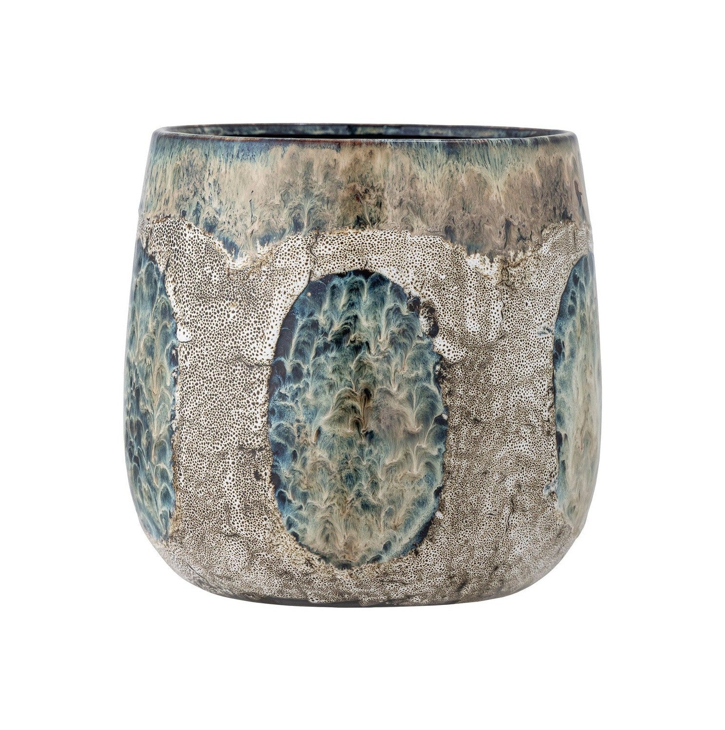 Bloomingville Cophia Flowerpot, Blue, Stoneware