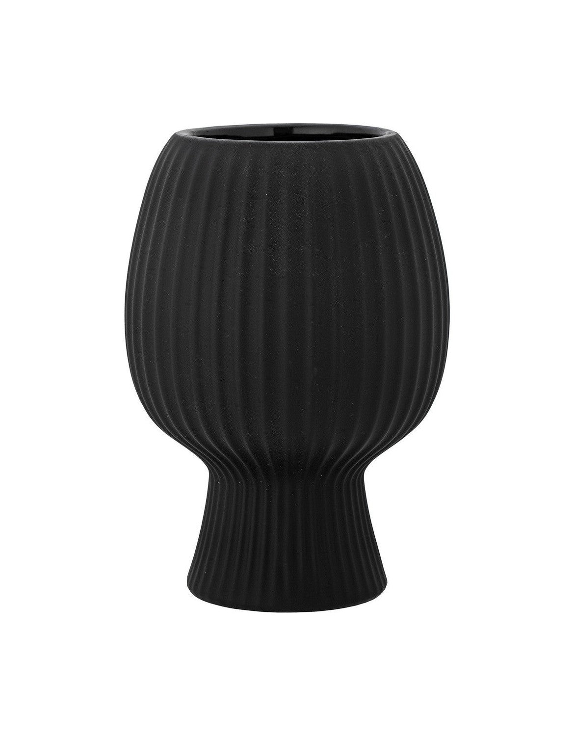 Bloomingville Dagny Vase, sort, stentøj