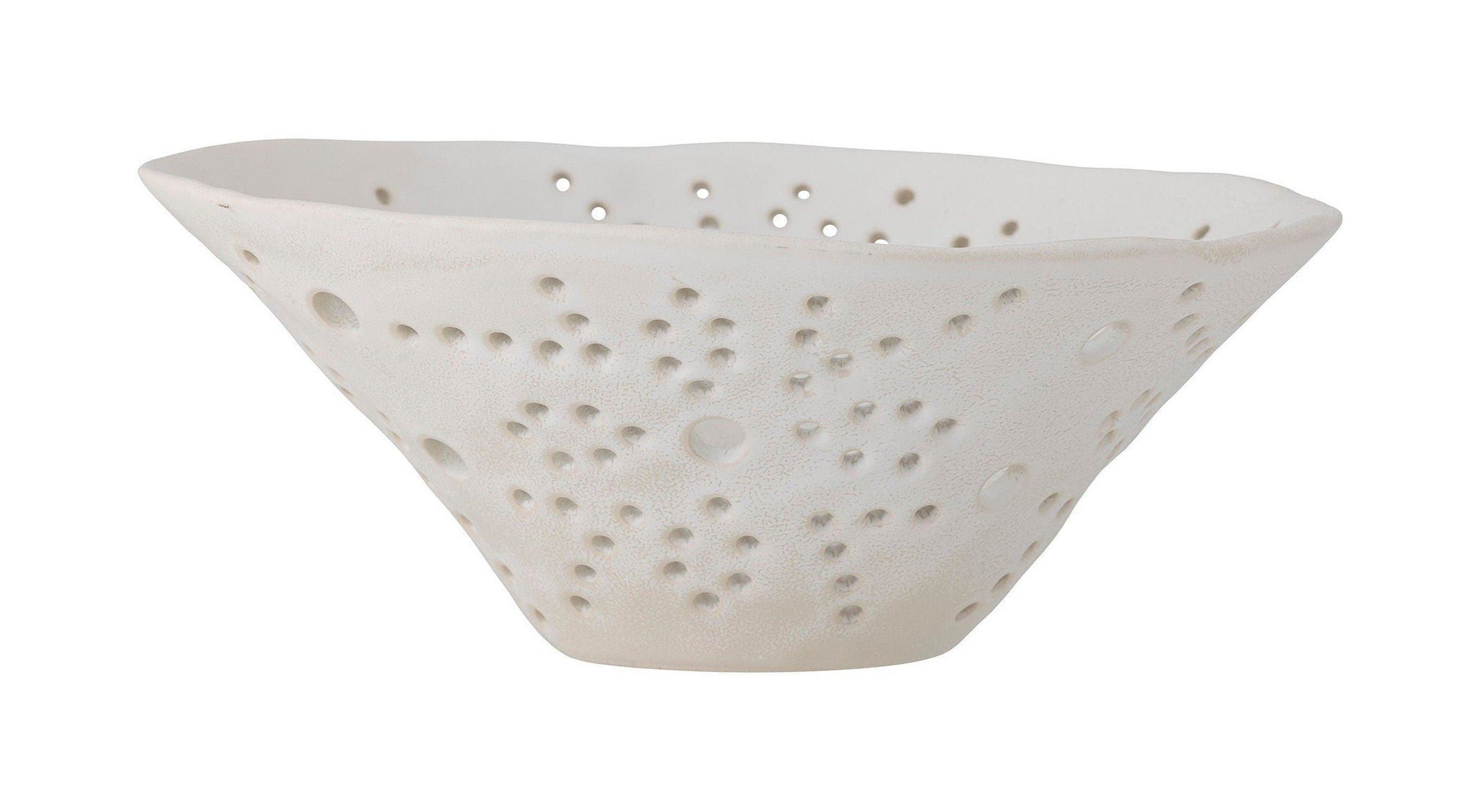 Bloomingville Dalena Deco Bowl, White, stentøj