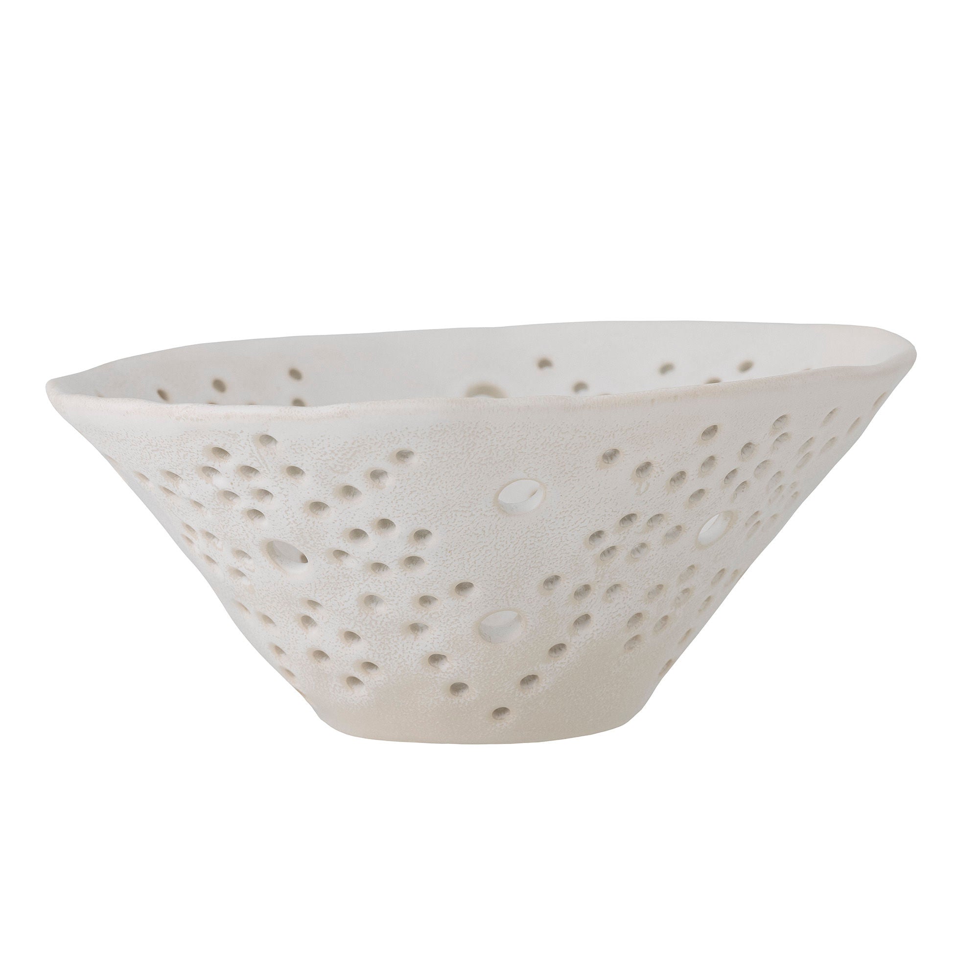 [product_category]-Bloomingville Dalena Deco Bowl, White, Stoneware-Bloomingville-5711173297504-82057547-BLO-3