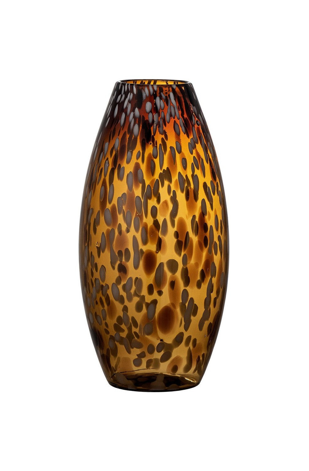 Bloomingville Daraz Vase, marron, verre